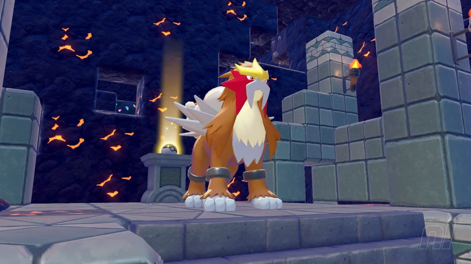 Entei auf der Arkani-Plüschi-Wunderinsel finden