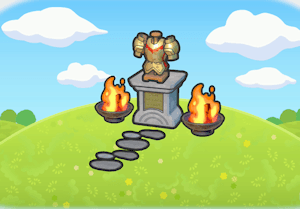 Altar eines glorreichen Ritters