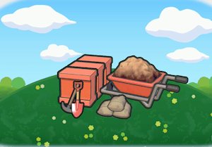 Baustelle mit Eisenträgern