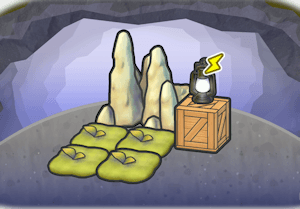 Unheimliche weiße Steine