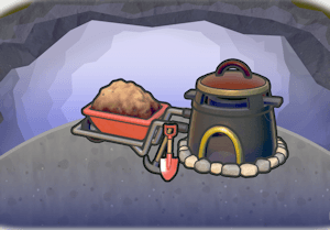 Schürfen und Schmelzen