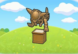 Kopfstoßfossil-Ausstellung