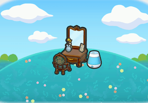 Schminktisch mit Luftbefeuchter