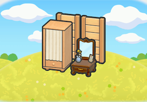 Abgeschirmter Ankleidebereich