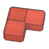 Ziegelumrandung (Ecke)