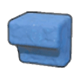 Behauenes Blaues Gestein