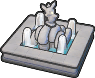 Pikachu-Zierbrunnen