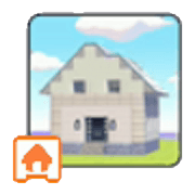 Set Graues Häuschen