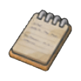 Verlotterter Notizblock