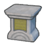 Geheimnisvoller Sockel