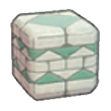 Gemusterte gealterte Steinwand