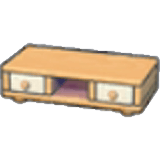 Dezenter Fernsehtisch