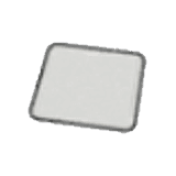 Kleiner quadratischer Teppich