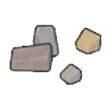 Steinfragmente