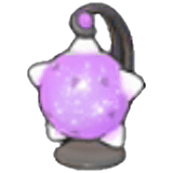 Violette Meteorenlampe