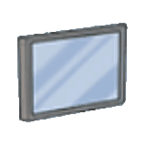 Glasscheibe (schräg)