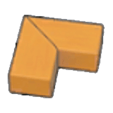 Holzumrandung (Ecke)