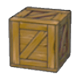 Abgenutzte Holzkiste